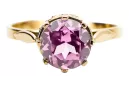 Amethyst 14 Karat Gelbgold Ring Vintage Schmuck vrc366y
